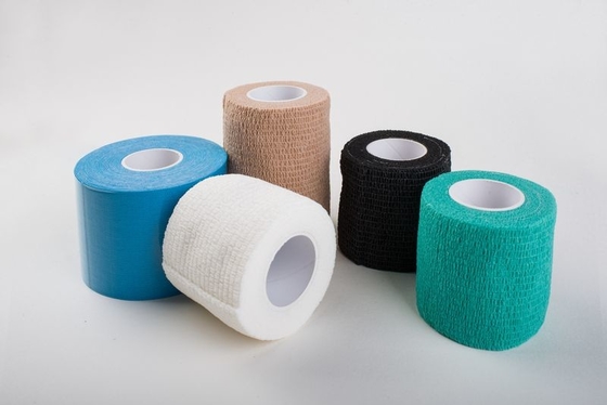 Colored Self-Adhesive Non-Woven Cohesive Bandage Adhesive Elastic Bandage